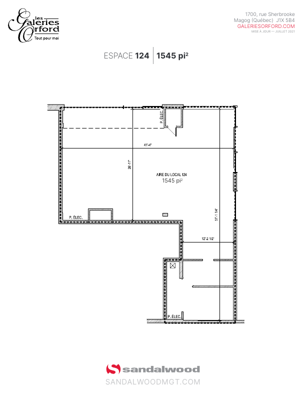 124 - 1700 Rue Sherbrooke, Magog, QC floorplan