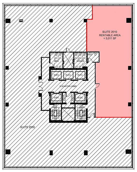 2010 - 10065 Jasper Avenue, Edmonton, AB floorplan