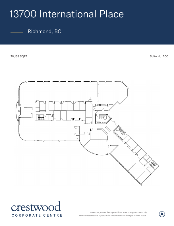 200 - Bldg 2 - 13700 International Place, Richmond, BC floorplan
