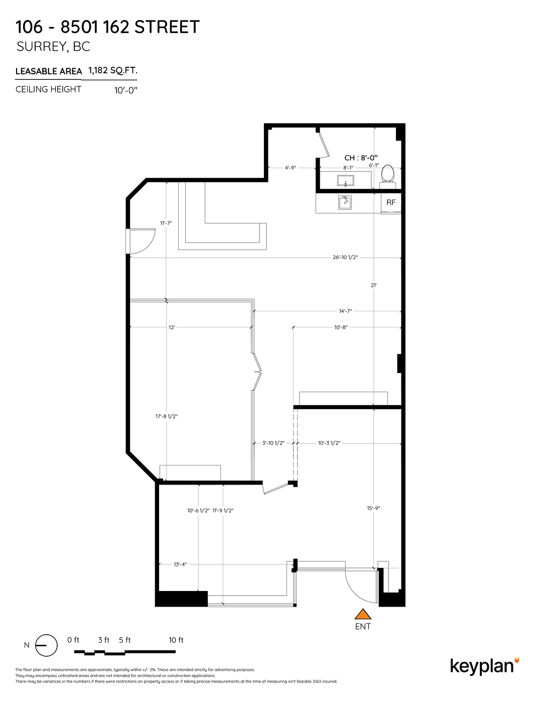 8501 162 St, Surrey, BC floorplan