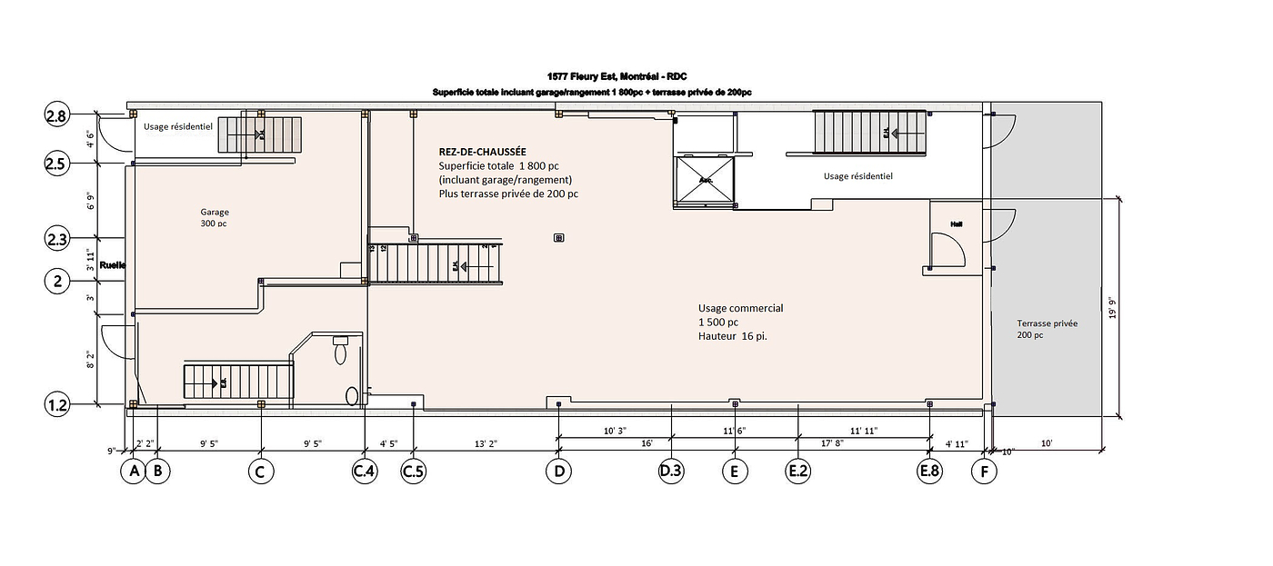 1577 Rue Fleury Est, Montréal, QC floorplan