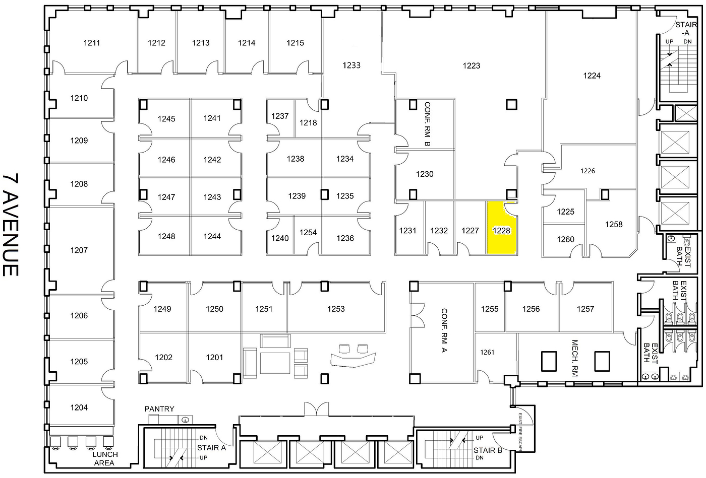 1228 - 469 7th Avenue, New York, NY floorplan