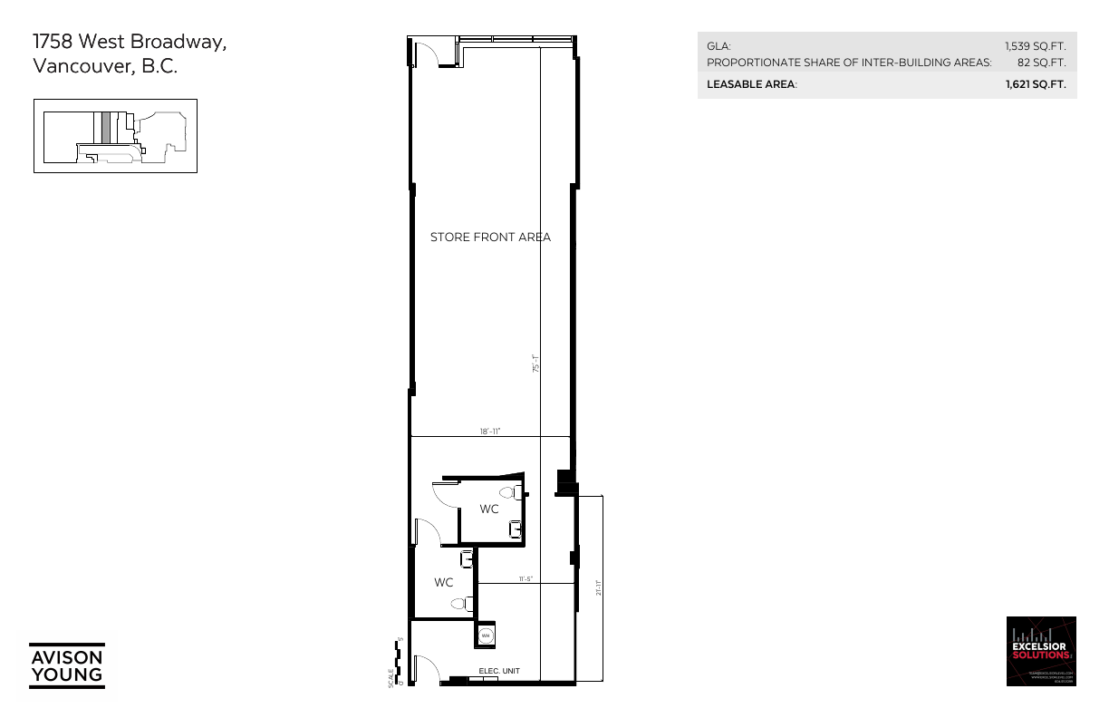 1758 West Broadway, Vancouver, BC floorplan