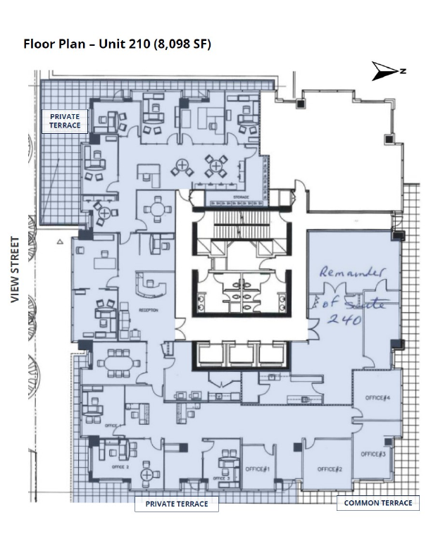 210 - 730 View St, Victoria, BC floorplan