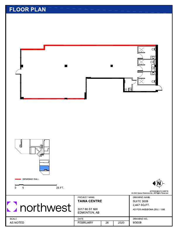 3009 - 3017 66 St NW, Edmonton, AB floorplan