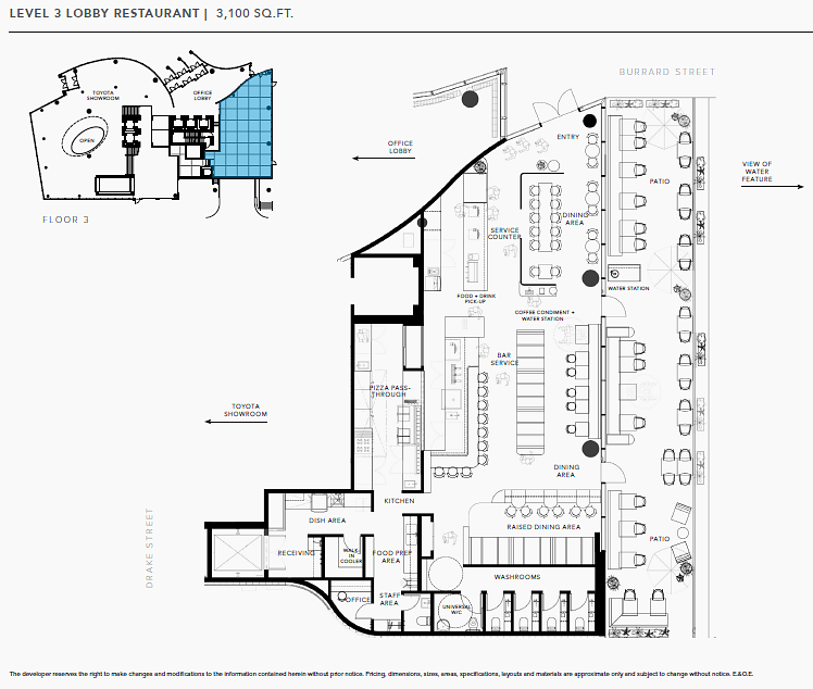 1280 Burrard St, Vancouver, BC floorplan