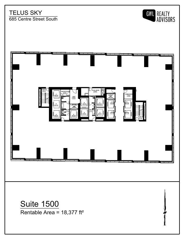 1500 - 685 Centre Street South, Calgary, AB floorplan