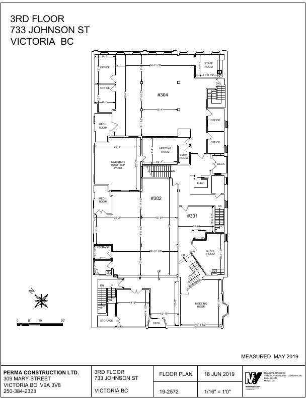 301 - 733 Johnson St, Victoria, BC floorplan