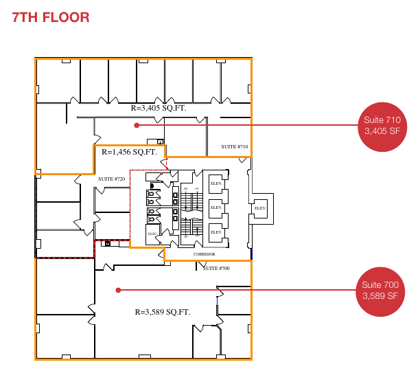 700 - 633 6 Avenue Southwest, Calgary, AB floorplan
