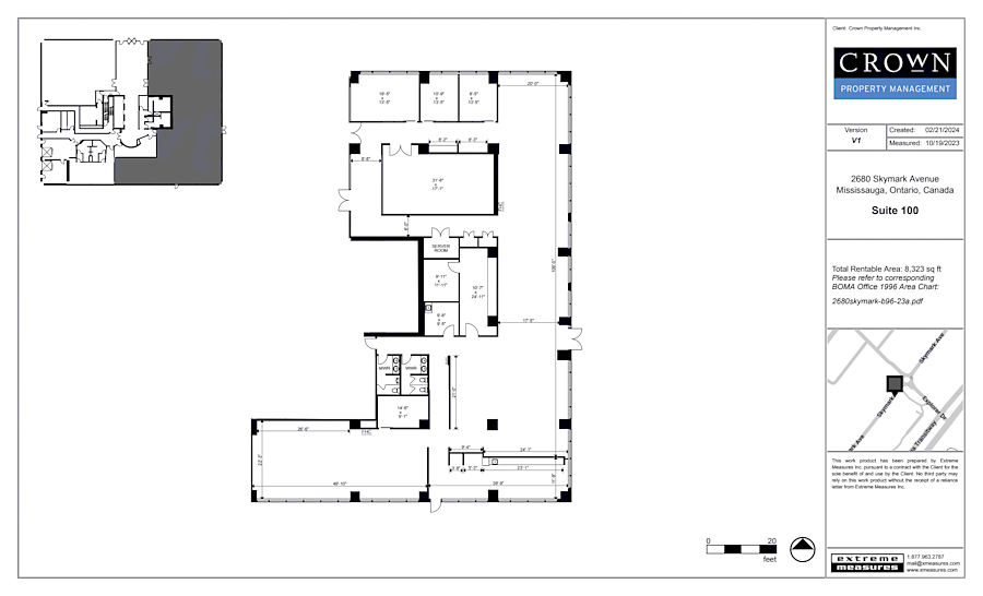 100 - 2680 Skymark Avenue, Mississauga, ON floorplan