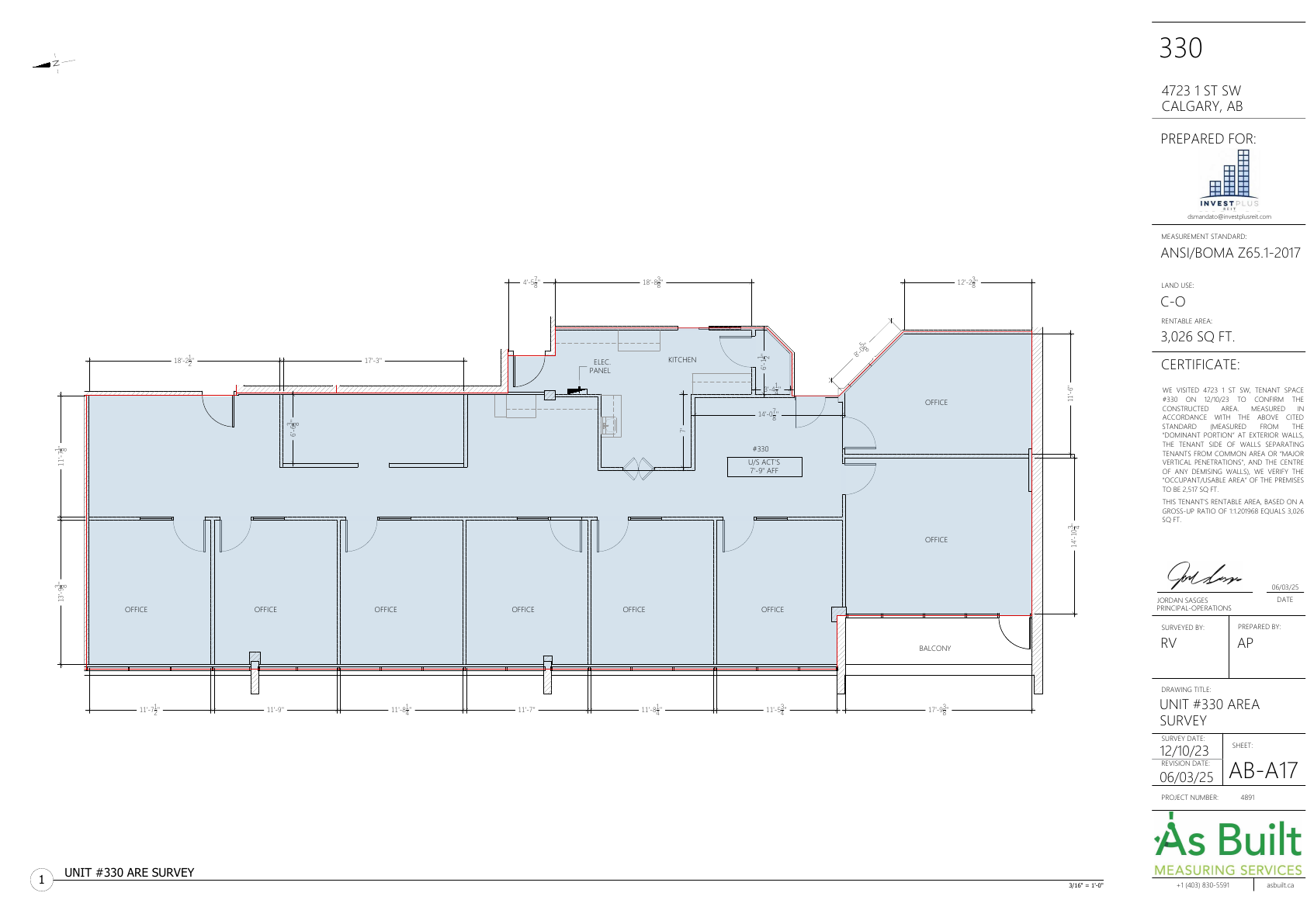 330 - 4723 1st Street Southwest, Calgary, AB floorplan