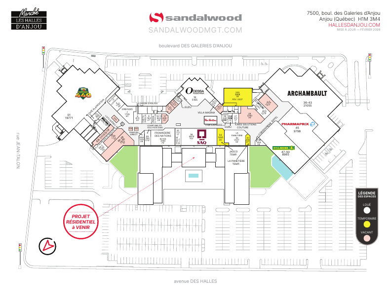 14 - 7500 Boulevard des Galeries d'Anjou, Montréal, QC floorplan