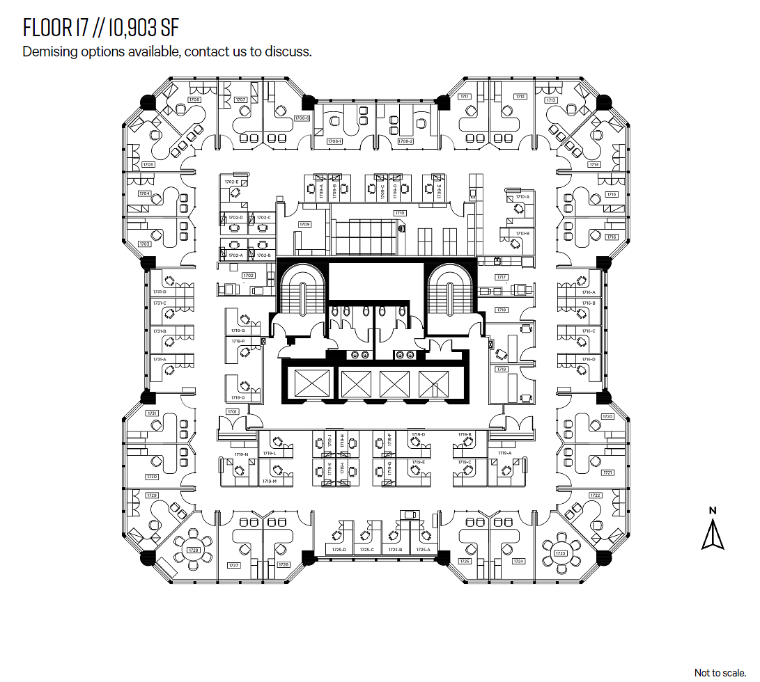 Floors 15-17 - 333 Seymour St, Vancouver, BC floorplan