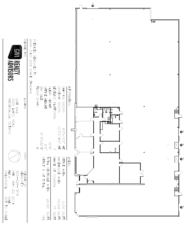 6-8-3505 - 3495Laird Rd, Mississauga, ON floorplan