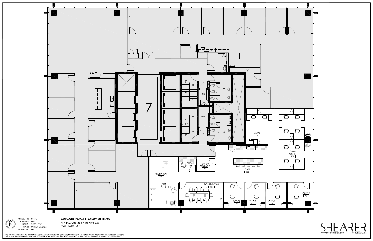 0750 - 400-355 4 Avenue Southwest, Calgary, AB floorplan