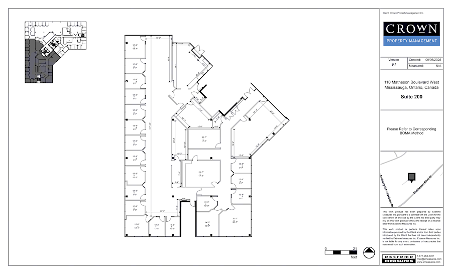 200 - 110 Matheson Boulevard West, Mississauga, ON floorplan