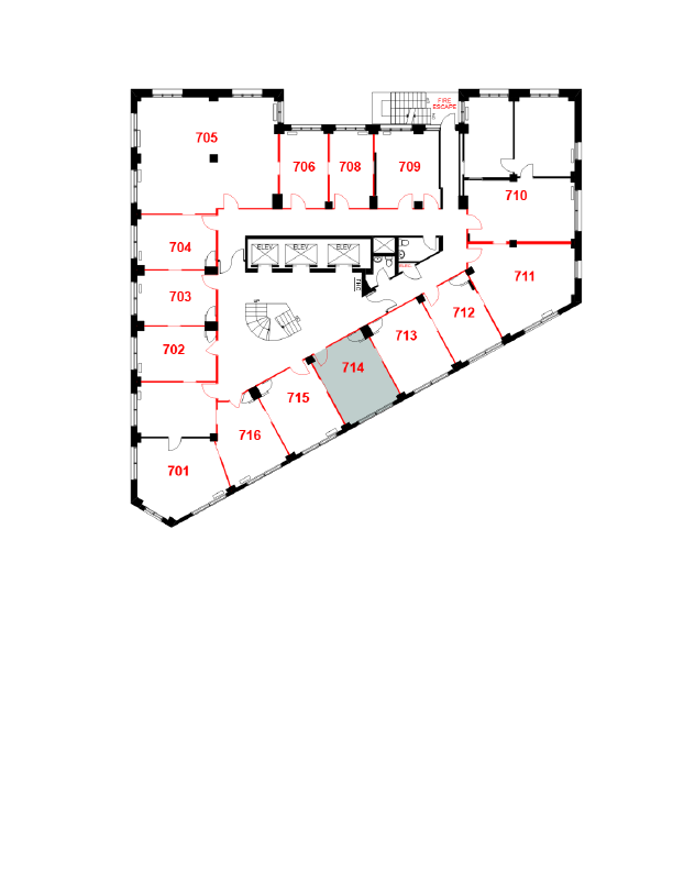 714 - 207 West Hastings Street, Vancouver, BC floorplan