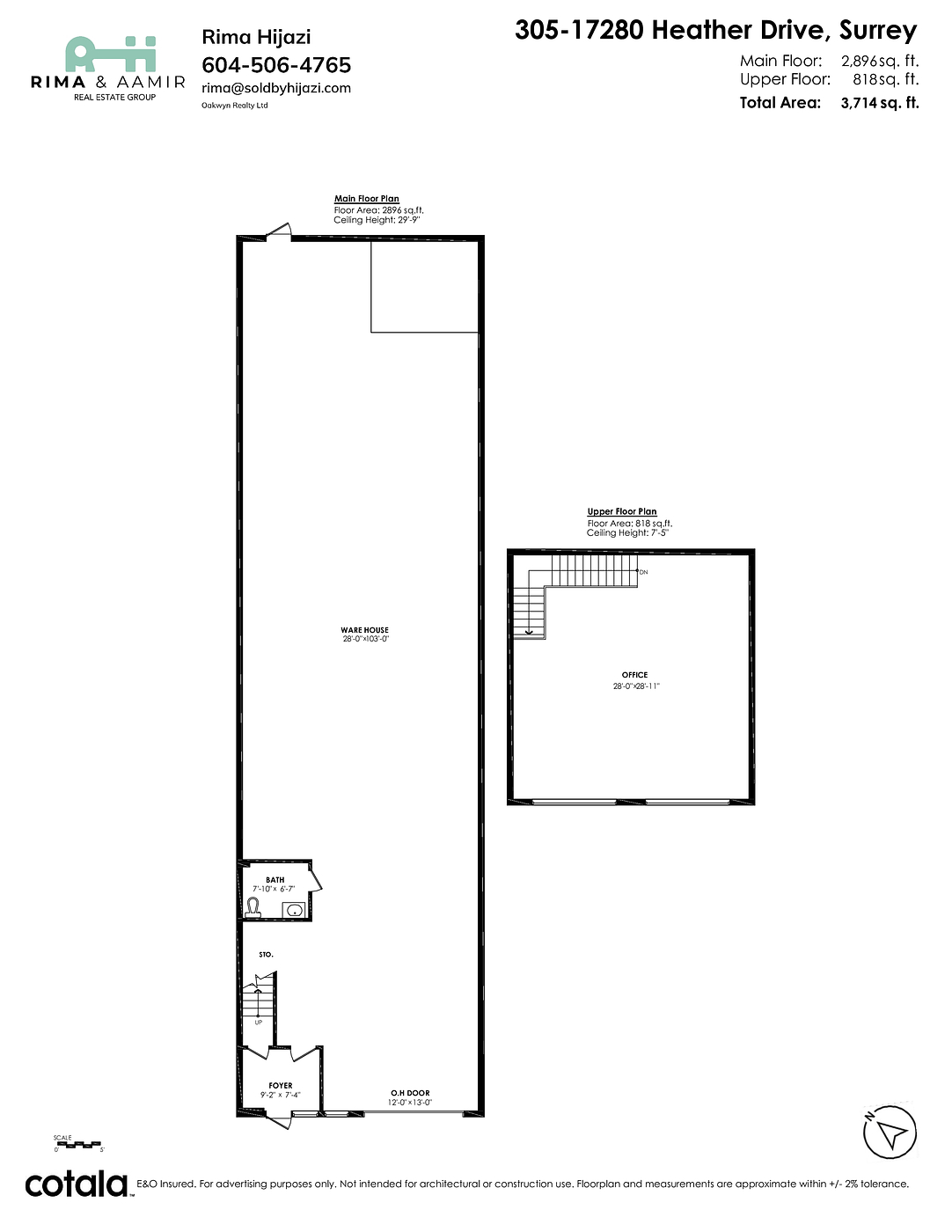 305 - 17280 Heather Drive, Surrey, BC floorplan