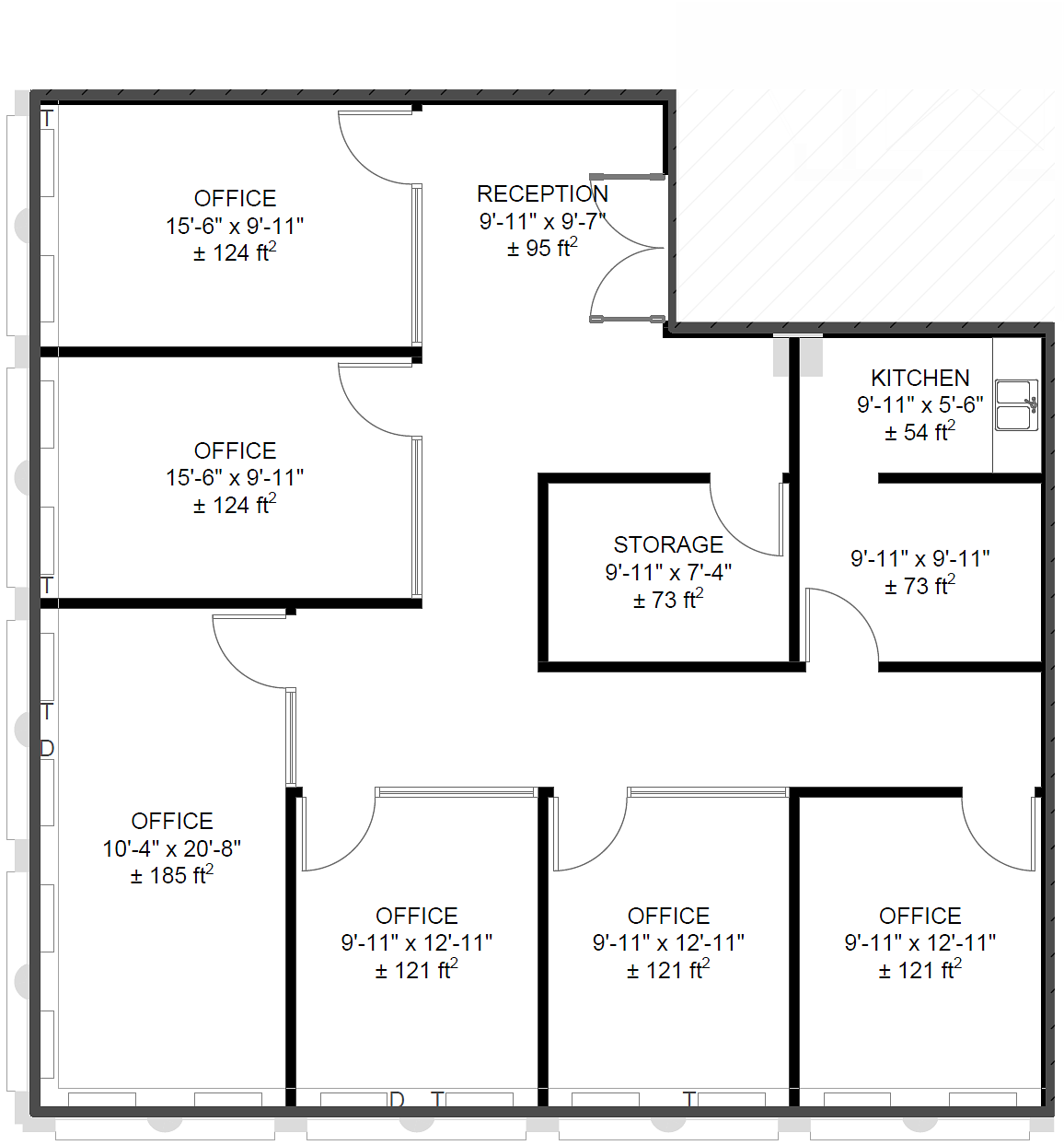 1250 - 1111 West Hastings Street, Vancouver, BC floorplan