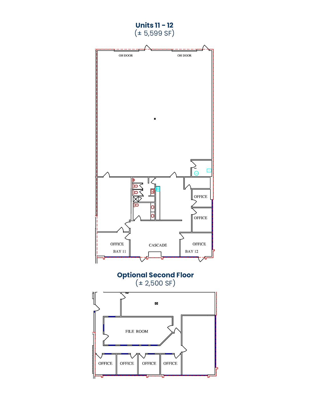 Units 11 - 12 - 4041 74 Avenue Southeast, Calgary, AB floorplan