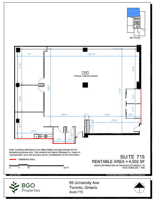 0715 - 55 University Avenue, Toronto, ON floorplan