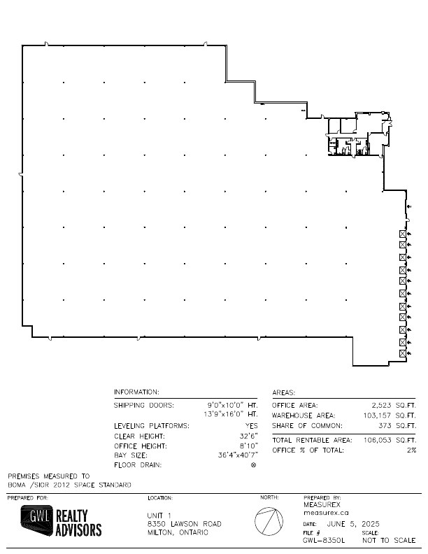 001 - 8350 Lawson Road, Milton, ON floorplan