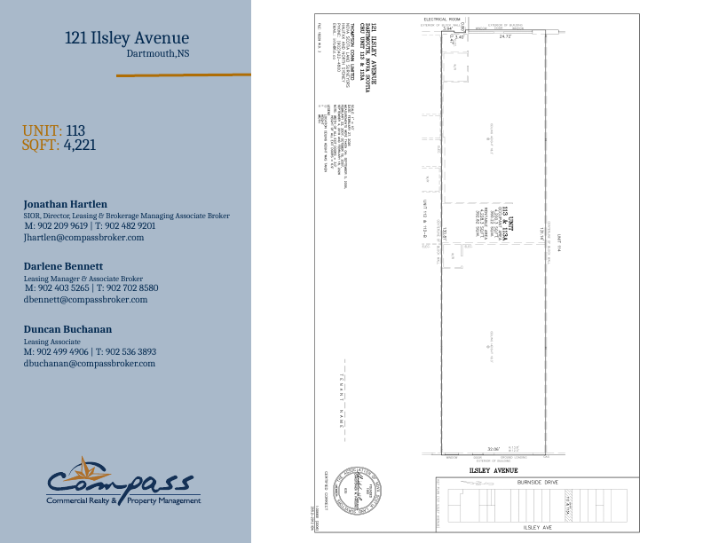 Unit 113 - 121 Ilsley Avenue, Dartmouth, NS floorplan