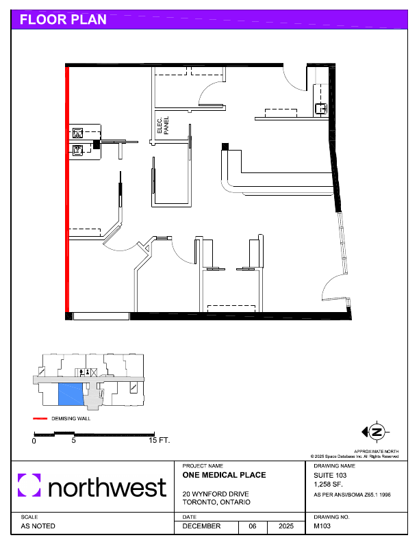 103 - 20 Wynford Drive, Toronto, ON floorplan