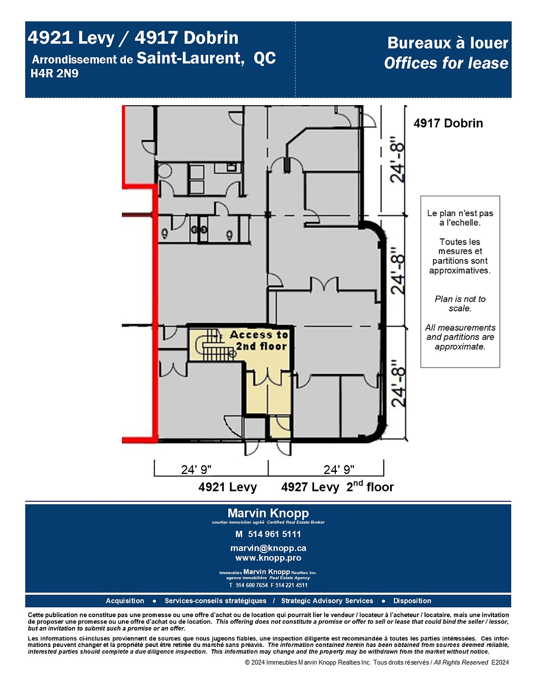 4921 Rue Levy, Montréal, QC floorplan