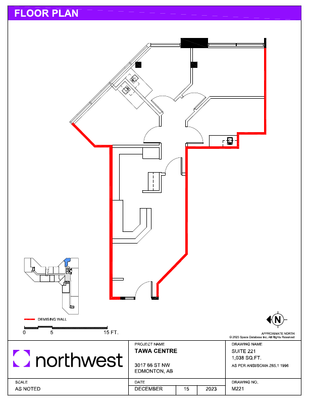 221 - 3017 66 St NW, Edmonton, AB floorplan