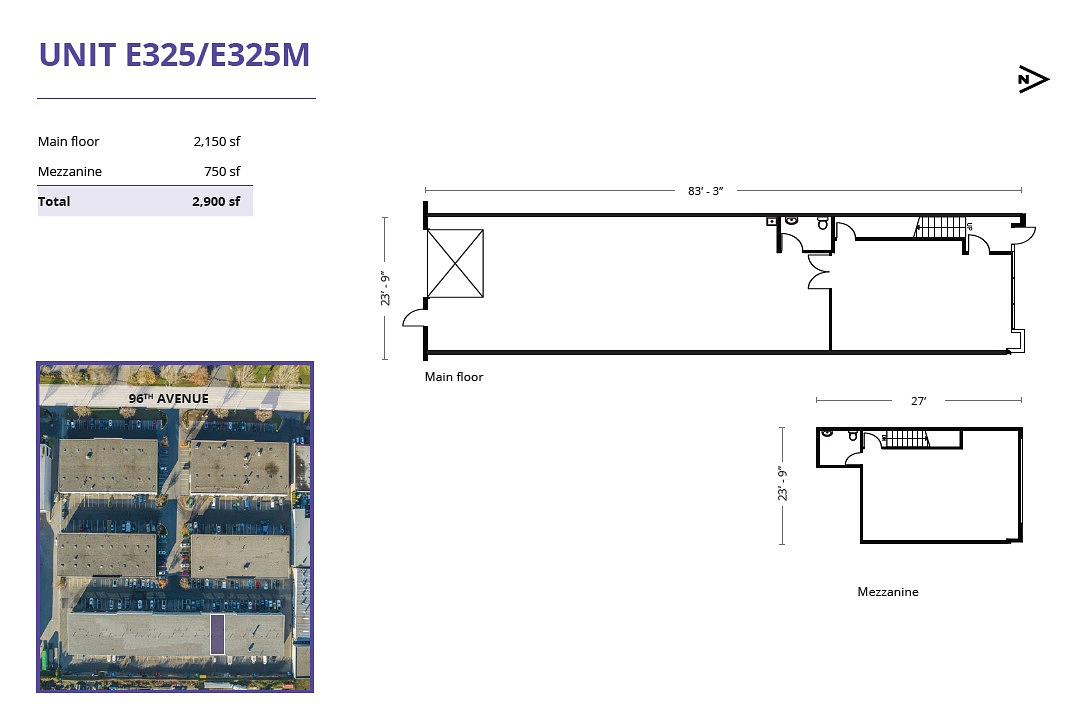 E325 - 19358 96 Avenue, Surrey, BC floorplan