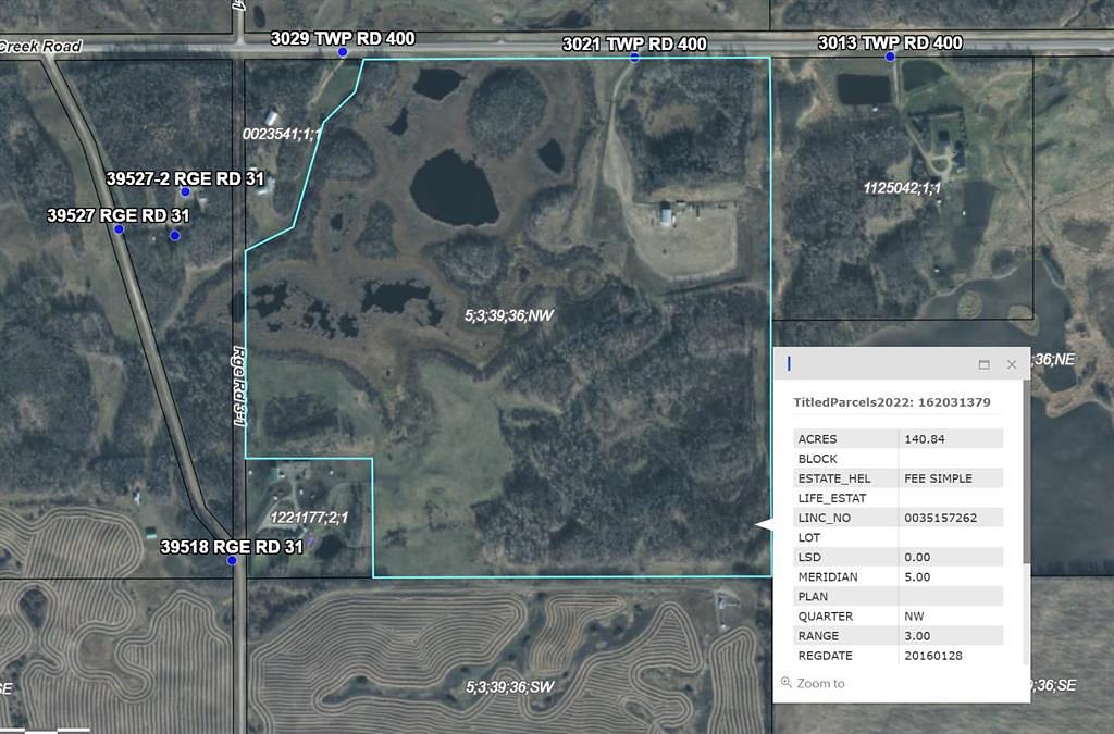 Township Road 400, Lacombe County, AB