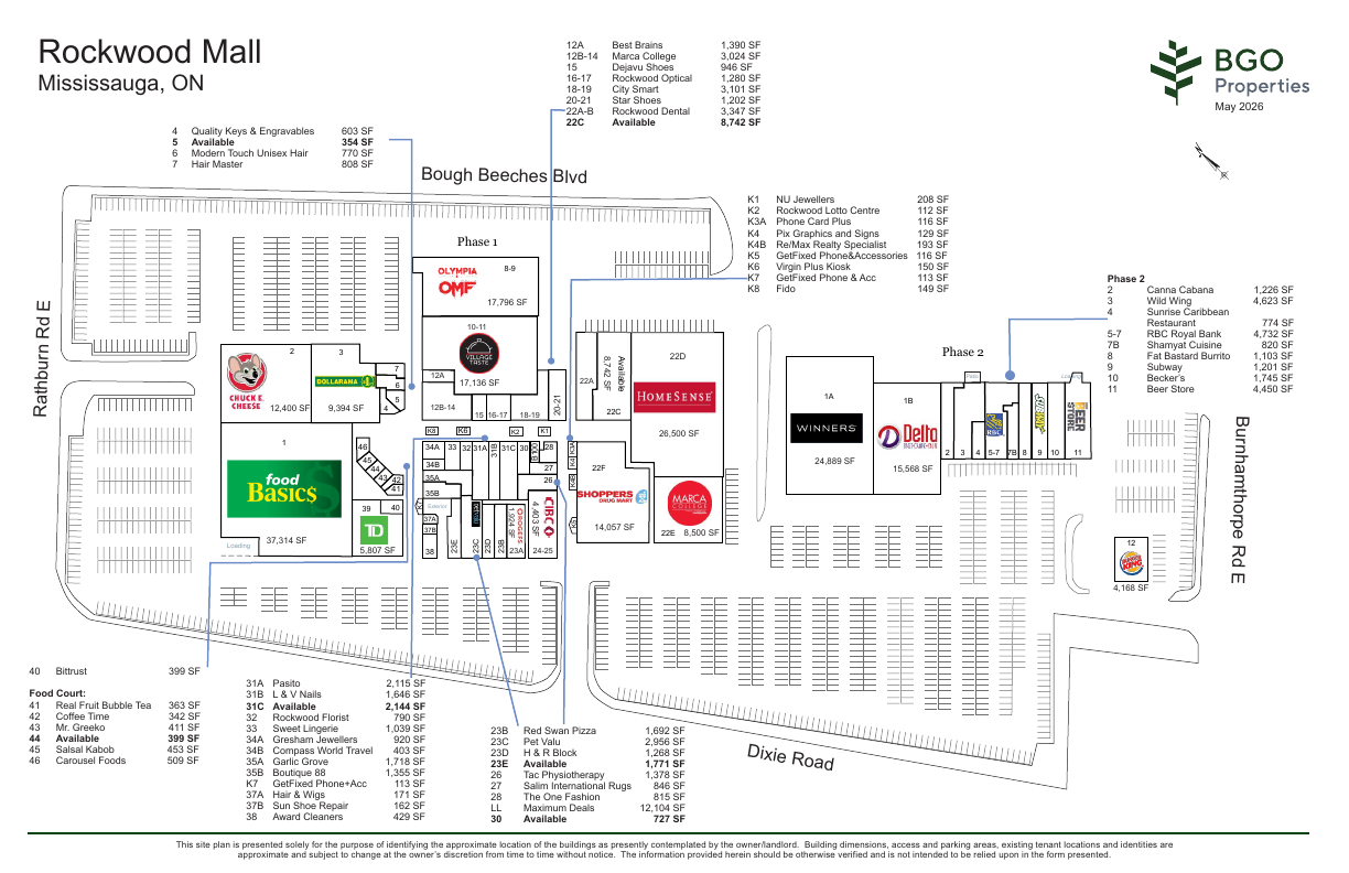 35C - 4141 Dixie Road, Mississauga, ON floorplan