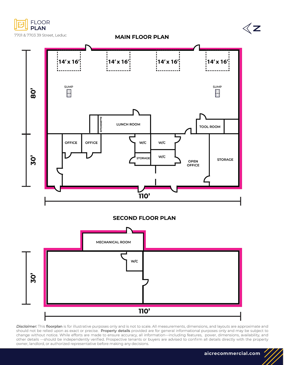 7701 39 Street, Leduc, AB floorplan