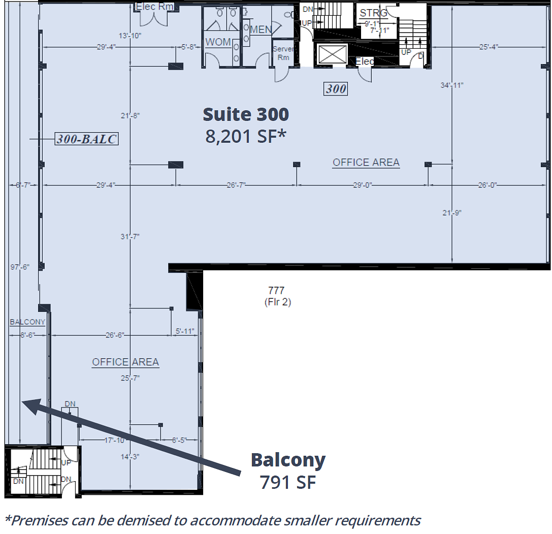 300 - 765 Broughton St, Victoria, BC floorplan