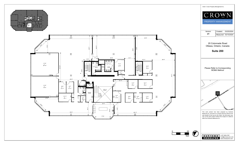 200 - 20 Colonnade Road, Ottawa, ON floorplan