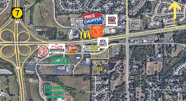 S & E of Midland Dr & Hilltop Rd, Shawnee, KS