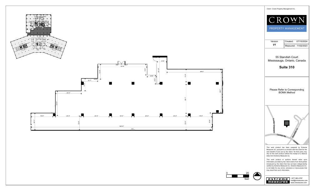 310 - 55 Standish Court, Mississauga, ON floorplan