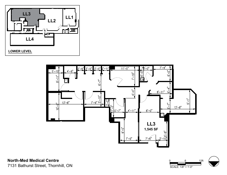 LL3 - 7131 Bathurst St, Vaughan, ON floorplan