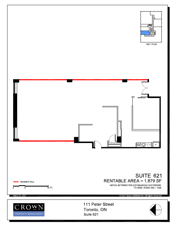621 - 111 Peter Street, Toronto, ON floorplan