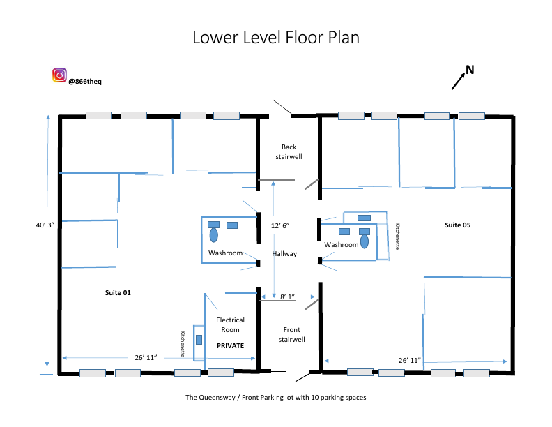 05 - 866 The Queensway, Toronto, ON floorplan