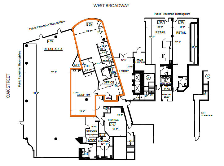 103 - 1001 West Broadway, Vancouver, BC floorplan