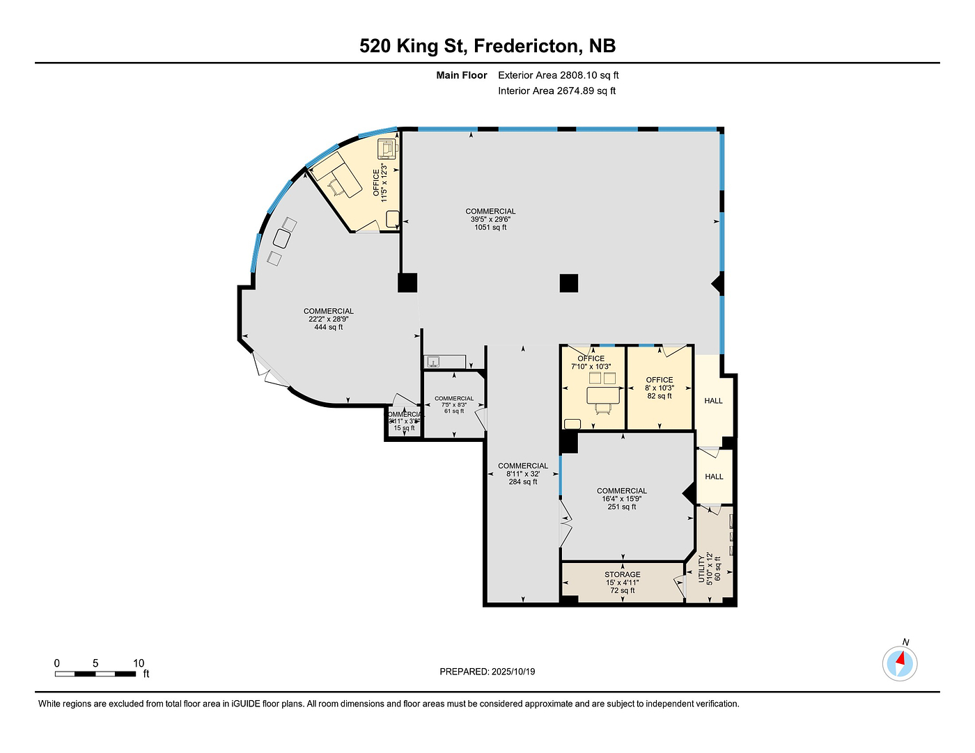 1002 - 520 King Street, Fredericton, NB floorplan