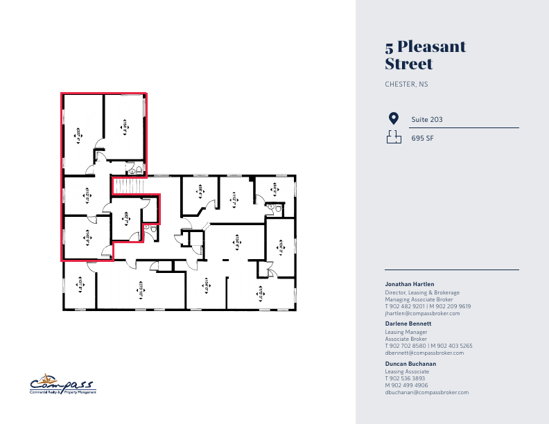 203 - 5 Pleasant Street, Chester, NS floorplan