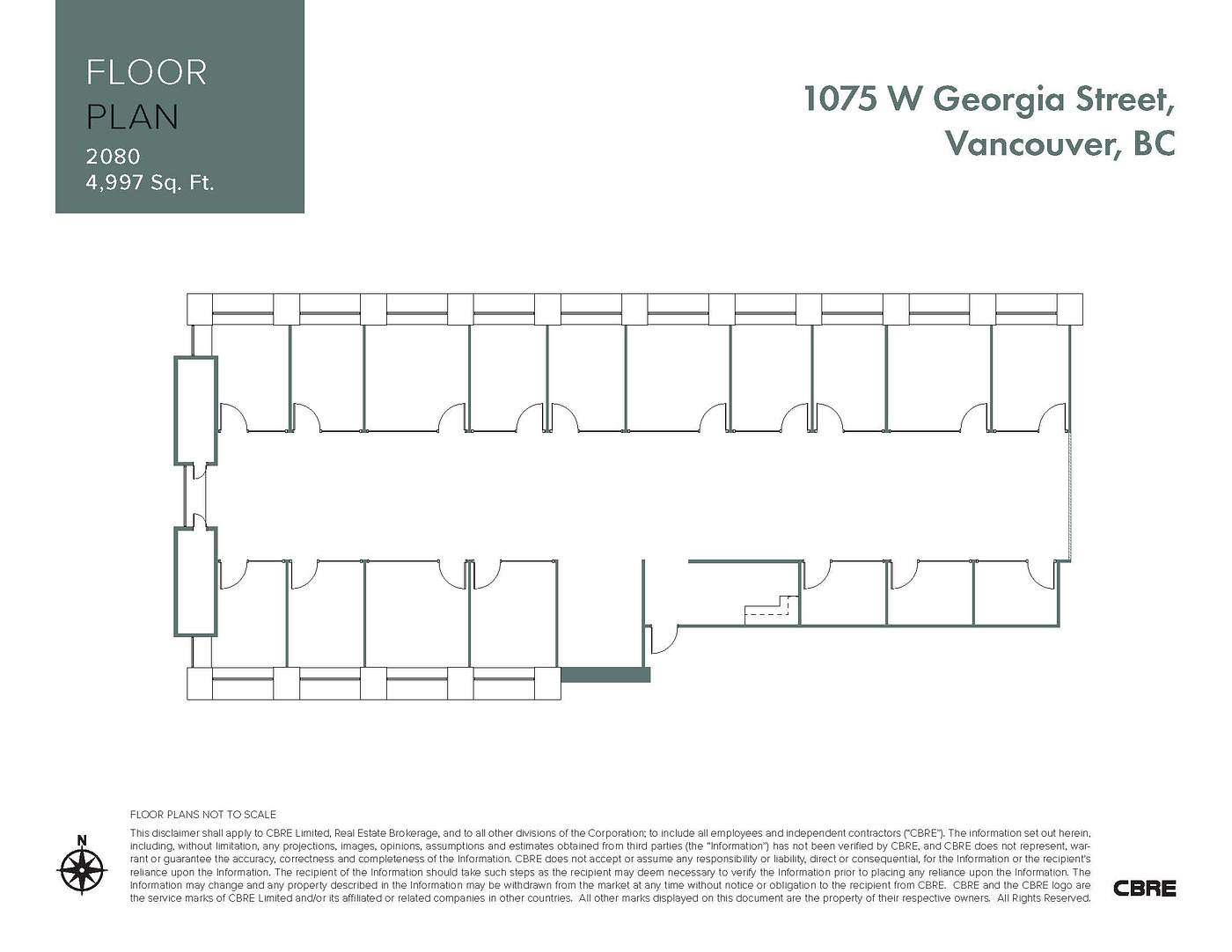2080 - 1075 W Georgia St, Vancouver, BC floorplan