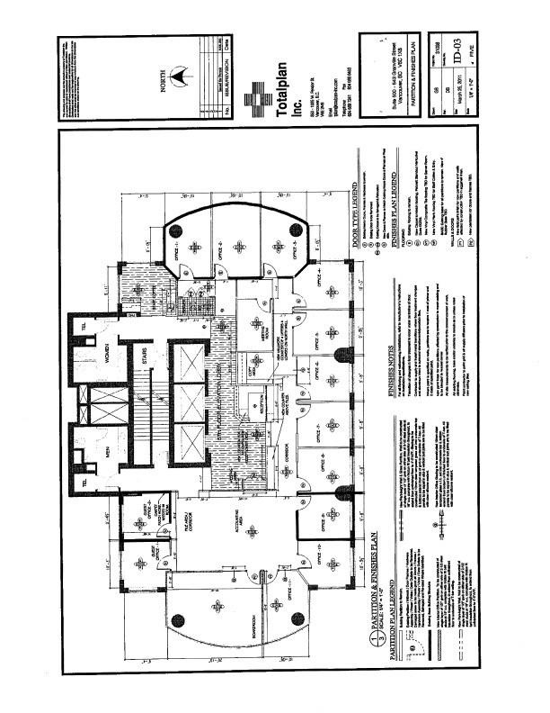 543 Granville Street, Vancouver, BC floorplan