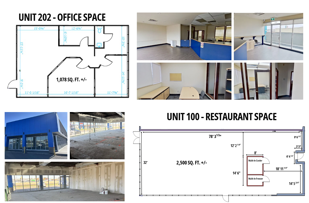 100 - 920 36 St NE, Calgary, AB floorplan