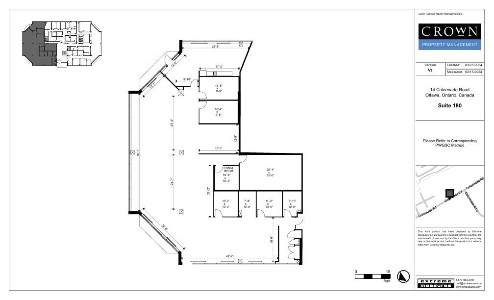 180 - 14 Colonnade Road, Ottawa, ON floorplan