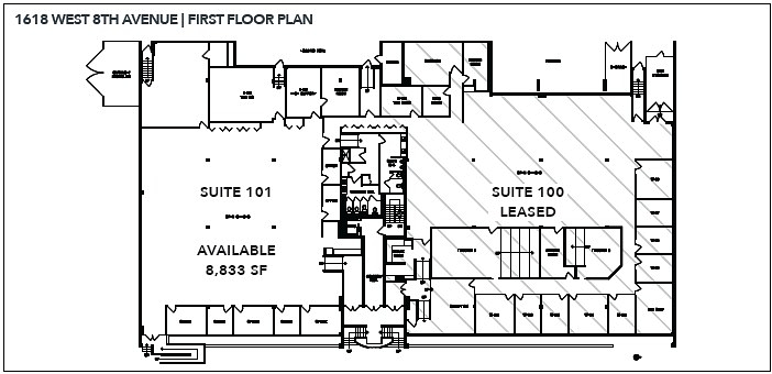 101 - 1620 W 8th Ave, Vancouver, BC floorplan
