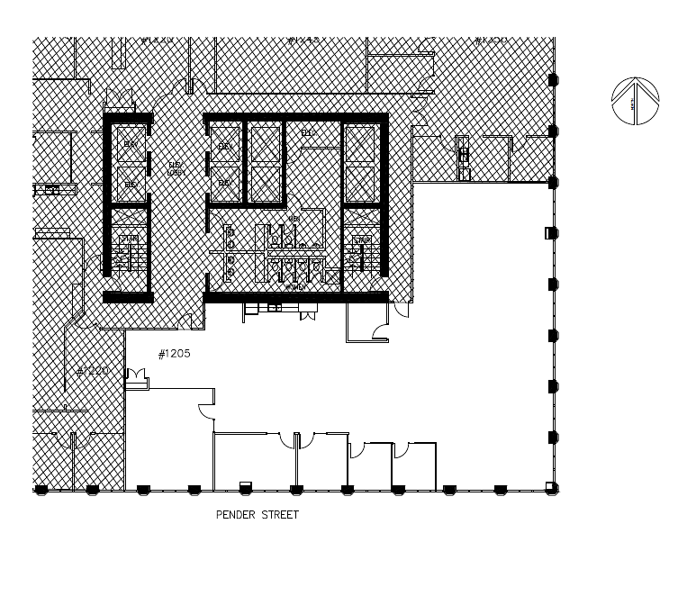 1205 - 1066 W Hastings St, Vancouver, BC floorplan